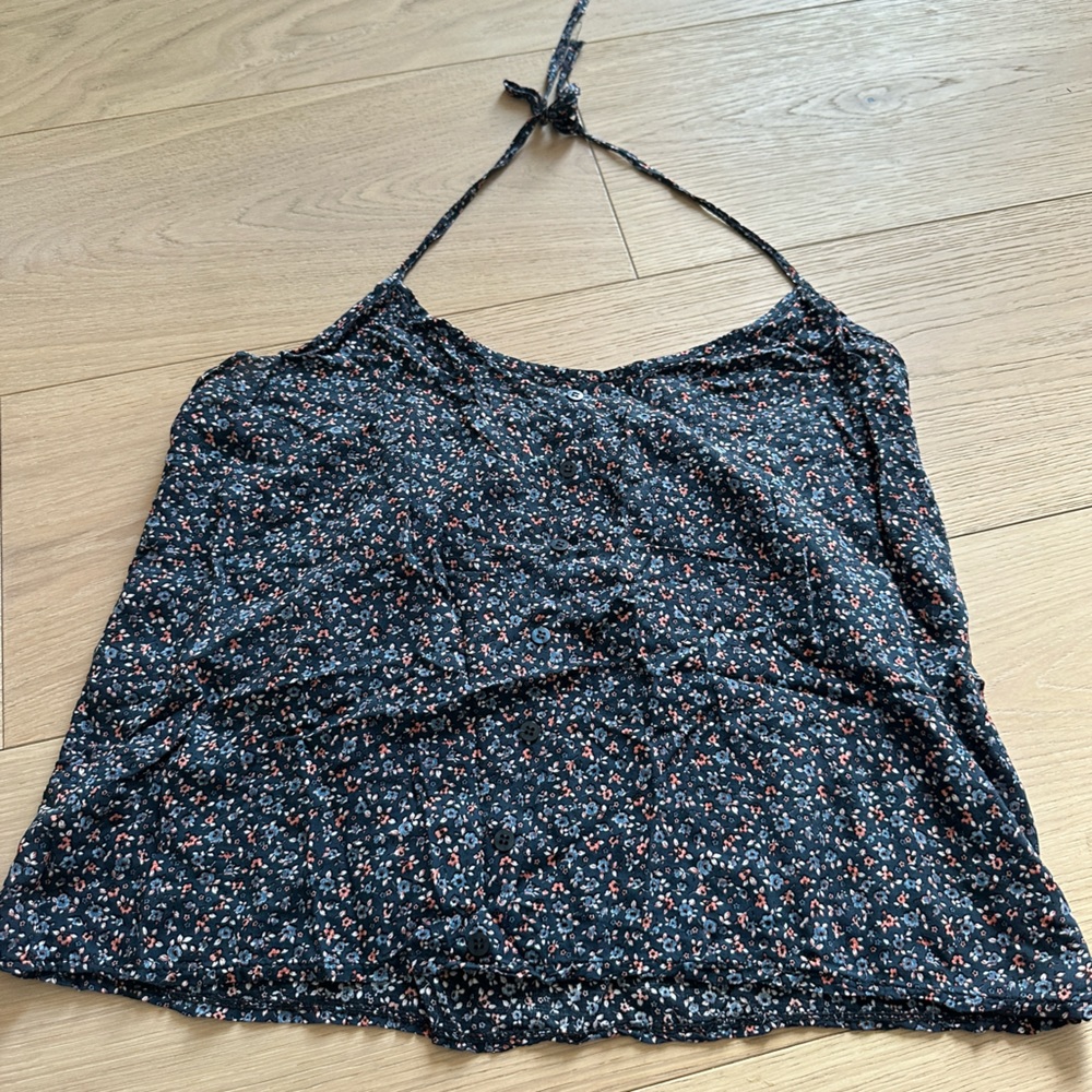 Brandy Melville Floral Halter Top